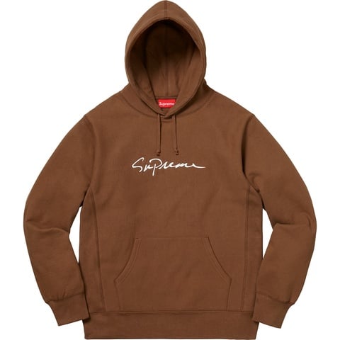 Classic Script Hooded Sweatshirt - SupremeCommunity