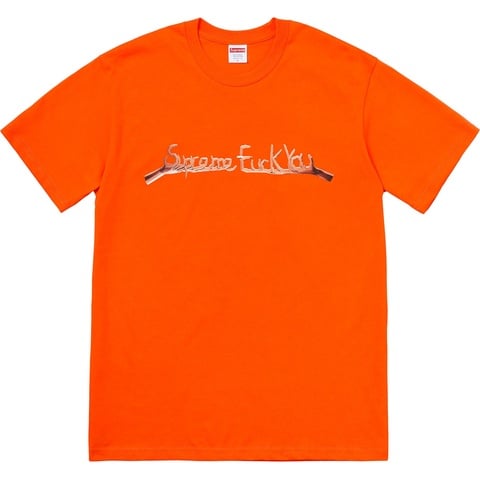 Supreme Fuck You Tee - Orange
