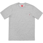 Supreme S S Pocket Tee (FW18) - Heather Grey