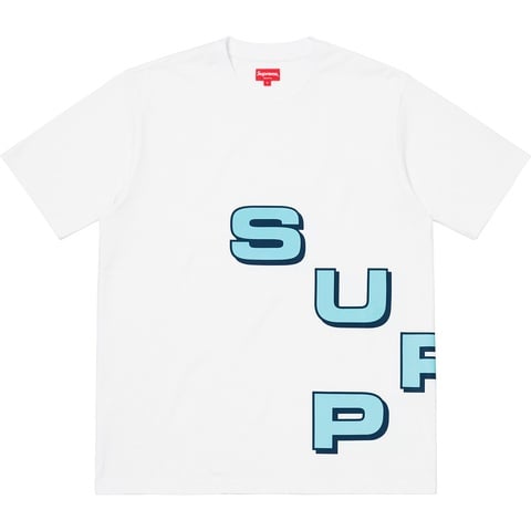 Supreme Stagger Tee - White