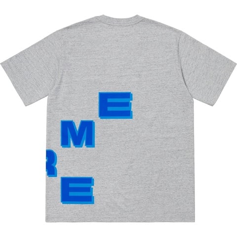 Supreme Stagger Tee - Heather Grey