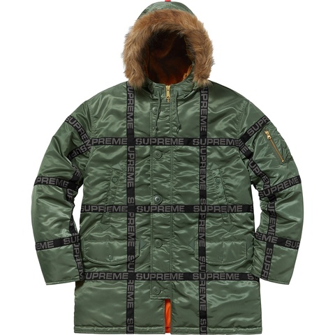 Logo Tape N-3B Parka - fall/winter 2018 - Supreme