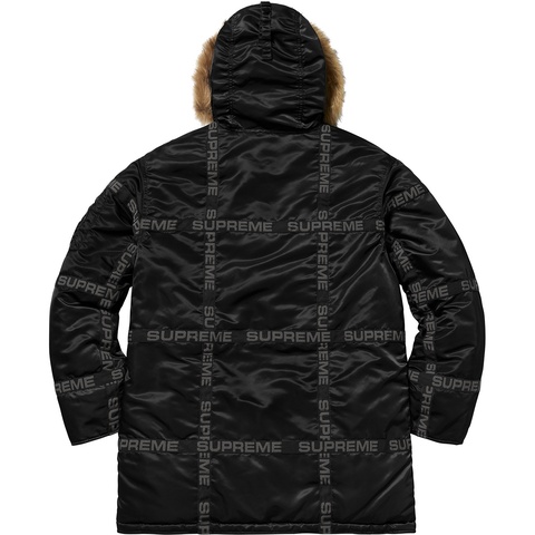 Logo Tape N-3B Parka - fall/winter 2018 - Supreme
