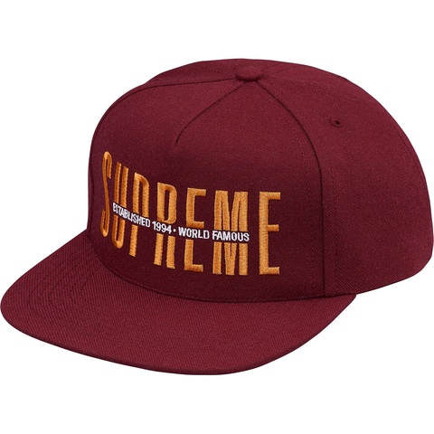 Supreme Global 5-Panel - Dark Red