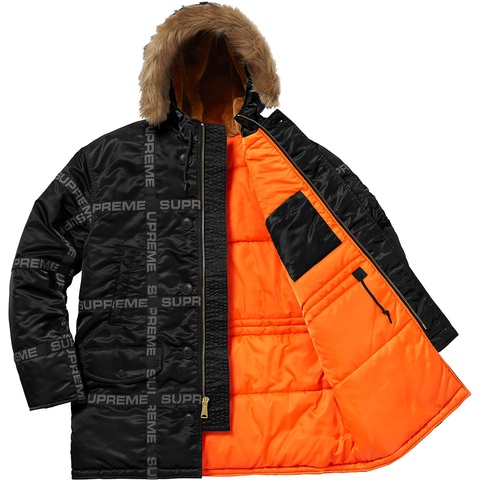 Logo Tape N-3B Parka - fall/winter 2018 - Supreme