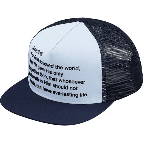 Supreme Preach Mesh Back 5-Panel - Navy