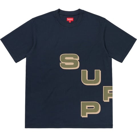 Supreme Stagger Tee - Navy