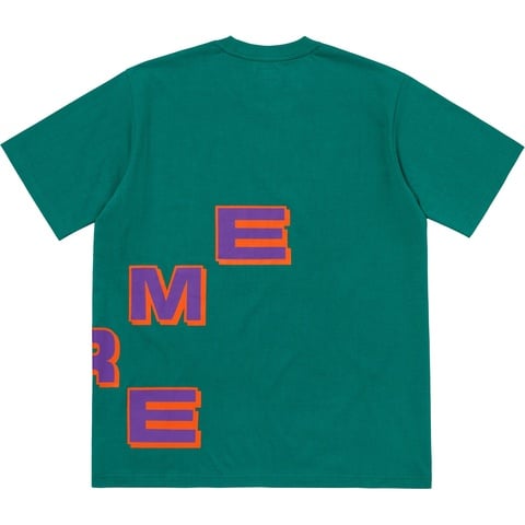Supreme Stagger Tee - Teal