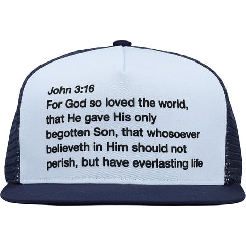Supreme Preach Mesh Back 5-Panel - Navy