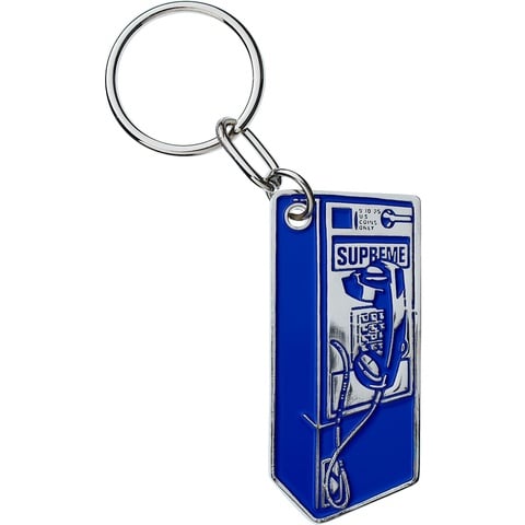 Supreme Payphone Keychain - Blue