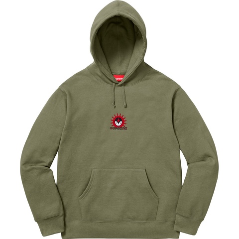 Supreme Vampire Hooded Sweatshirt - Light Olive