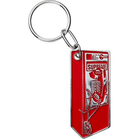 Supreme Payphone Keychain - Red