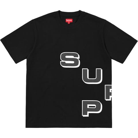 Supreme Stagger Tee - Black