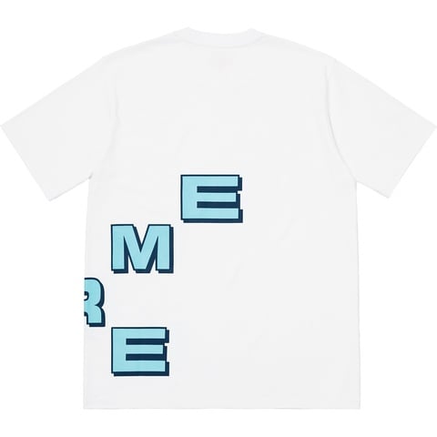Supreme Stagger Tee - White