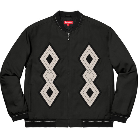 Diamond Rayon Bomber - fall/winter 2018 - Supreme