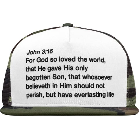 Supreme Preach Mesh Back 5-Panel - Camo