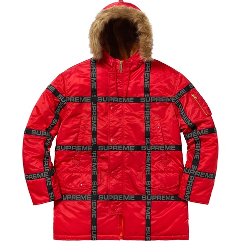 Logo Tape N-3B Parka - fall/winter 2018 - Supreme