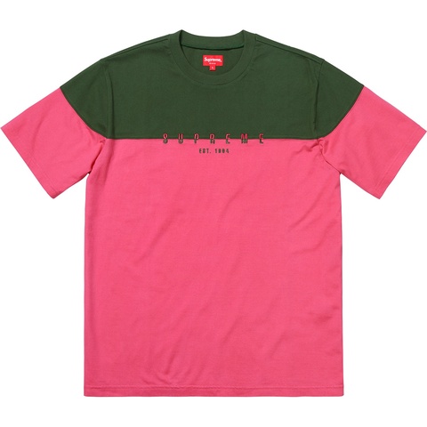 Supreme Split Logo S/S Top - Pink