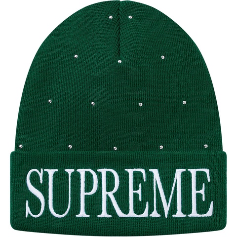 Supreme Studded Beanie - Dark Green