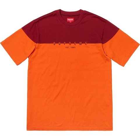Supreme Split Logo S/S Top - Orange