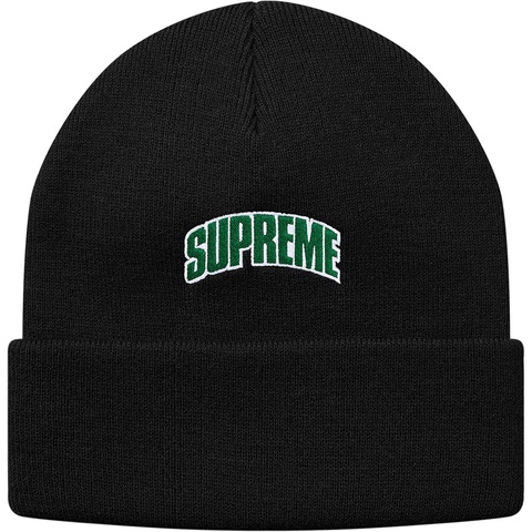 Supreme Crown Logo Beanie - Black