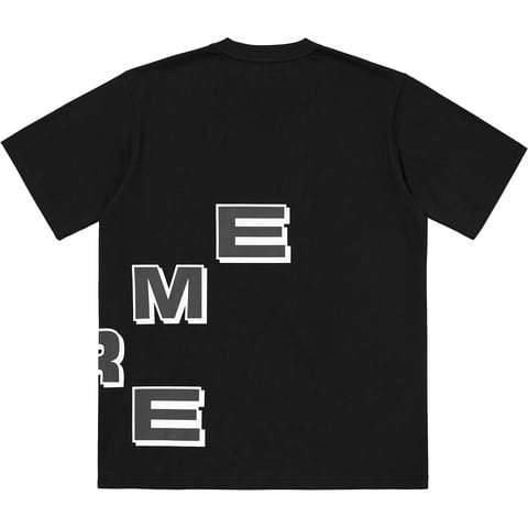 Supreme Stagger Tee - Black