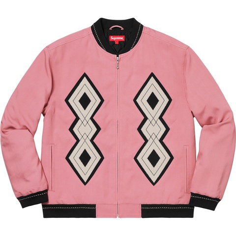 Diamond Rayon Bomber - fall/winter 2018 - Supreme