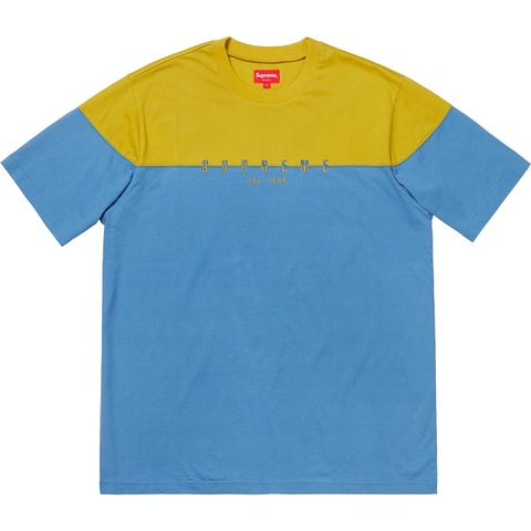 Supreme Split Logo S/S Top - Periwinkle