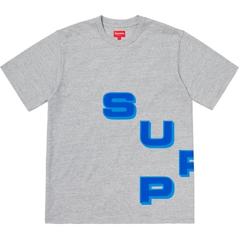 Supreme Stagger Tee - Heather Grey
