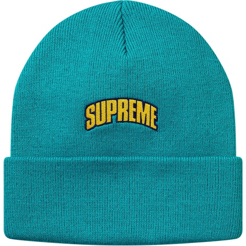 Supreme Crown Logo Beanie - Cyan