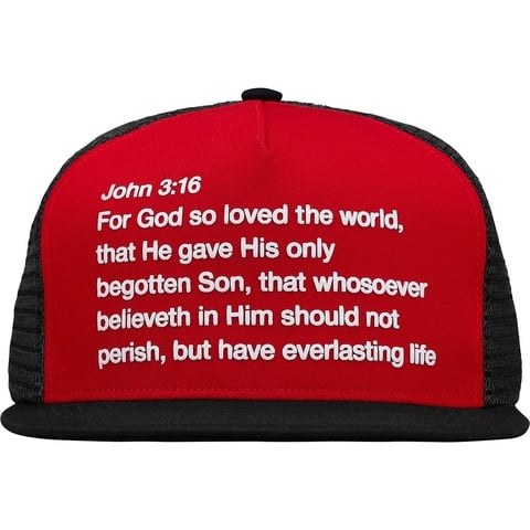 Supreme Preach Mesh Back 5-Panel - Black