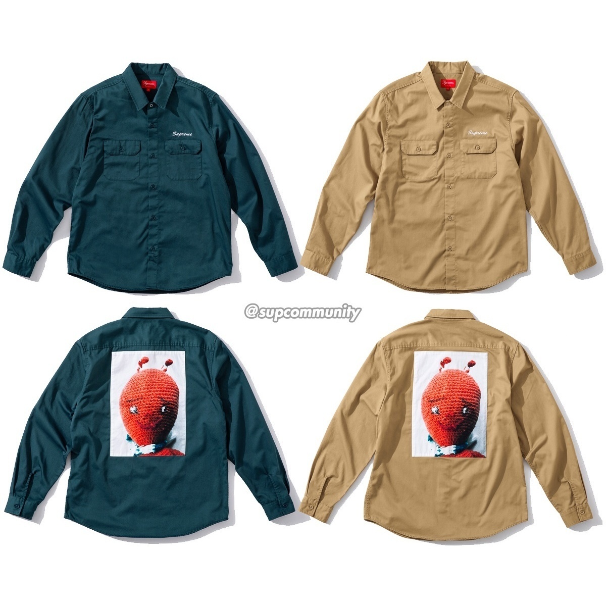 Mike Kelley/Supreme Ahh…Youth! Work Shirt - Supreme
