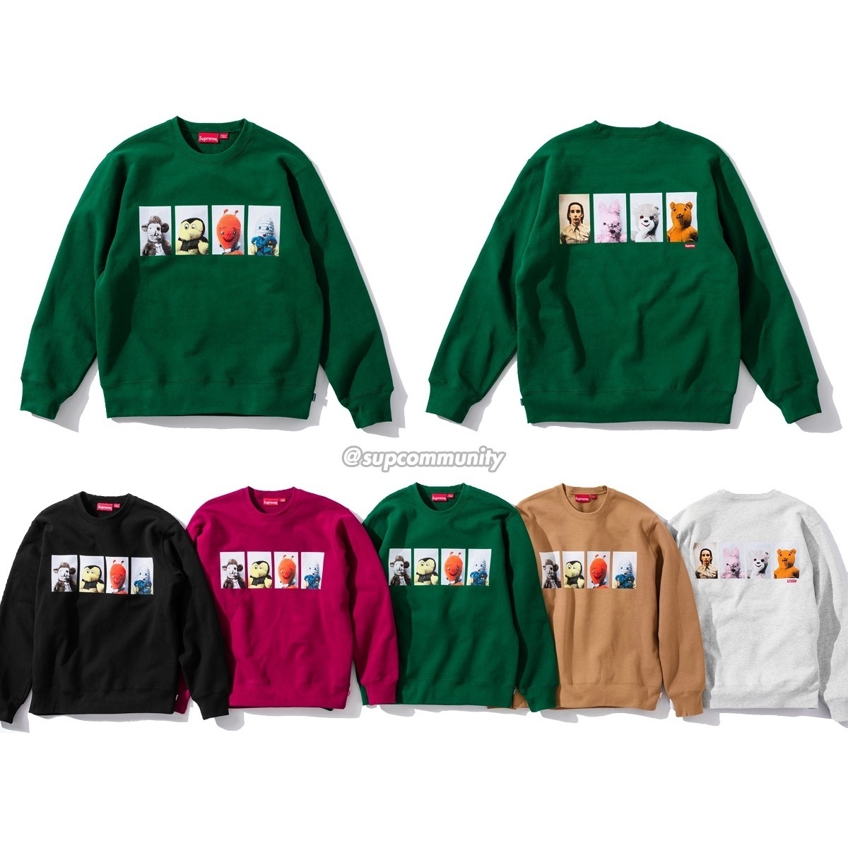 Mike Kelley/Supreme Ahh…Youth! Crewneck Sweatshirt - Supreme