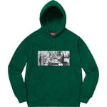Supreme Mike Kelley Supreme Franklin Signing the Treaty of Alliance with French Officials Hooded Sweatshirt (FW18) - Dark Green