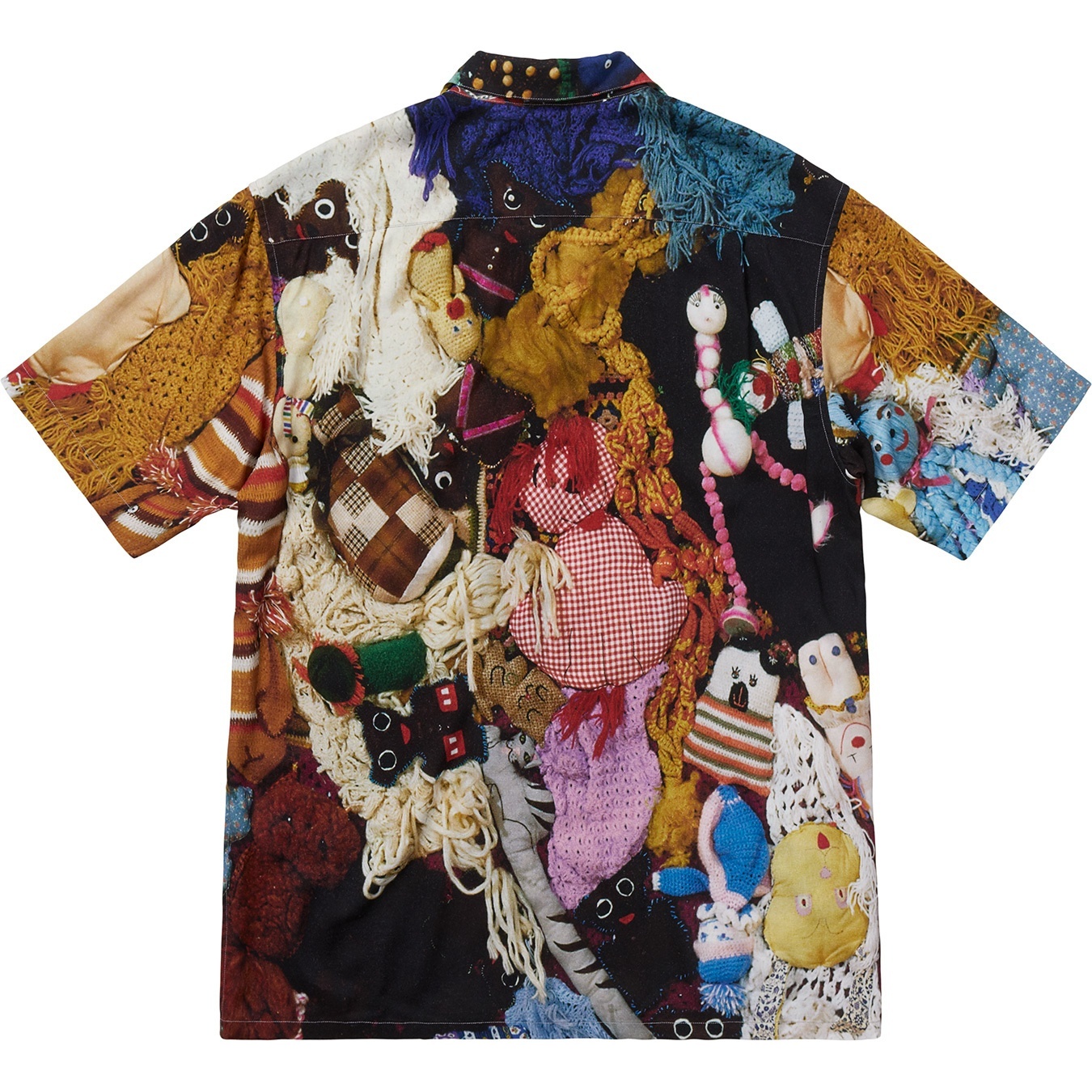 Supreme Mike Kelley Supreme More Love Hours Than Can Ever Be Repaid Rayon Shirt (FW18) - Multicolor - $168