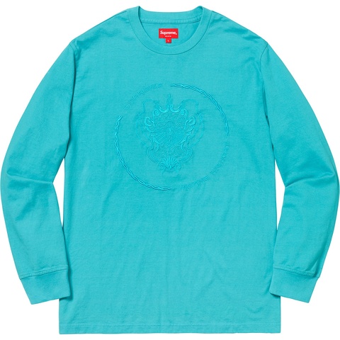 Supreme Crest L/S Top - Light Blue