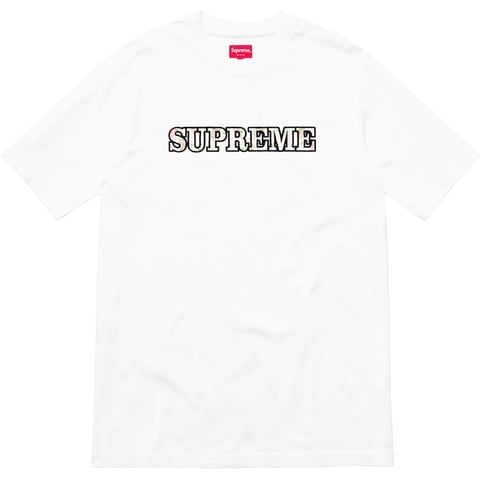 Supreme Floral Logo Tee - White
