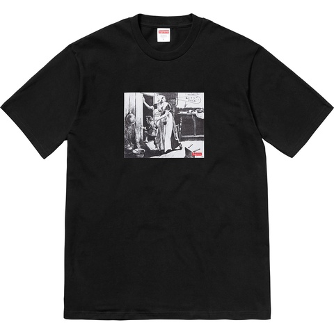 Supreme Mike Kelley/Supreme Hiding From Indians Tee - Black