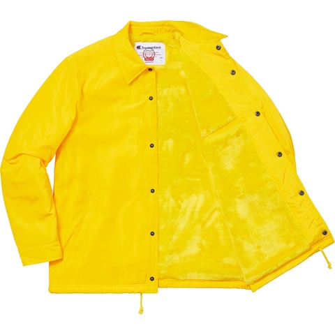 Supreme Supreme®/Champion® Label Coaches Jacket - Yellow