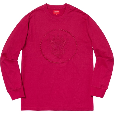 Supreme Crest L/S Top - Magenta 