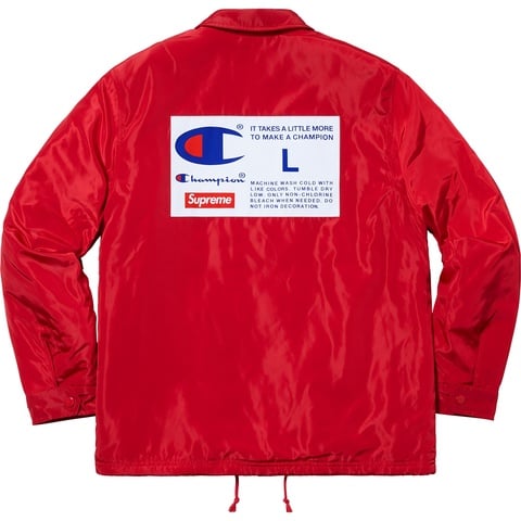 Supreme®/Champion® Label Coaches Jacket - Supreme