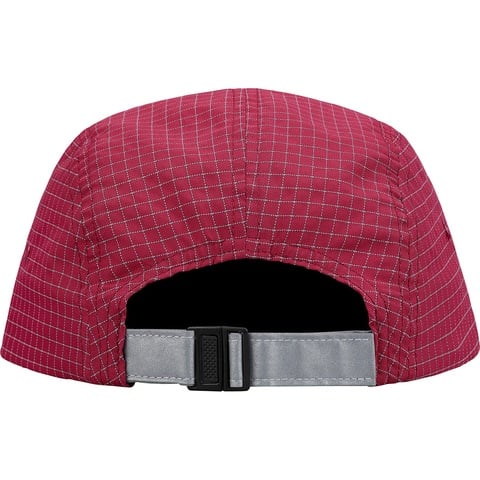 Supreme Reflective Ripstop Camp Cap - Cranberry