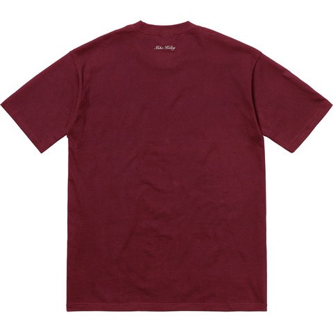Supreme Mike Kelley/Supreme Hiding From Indians Tee - Burgundy