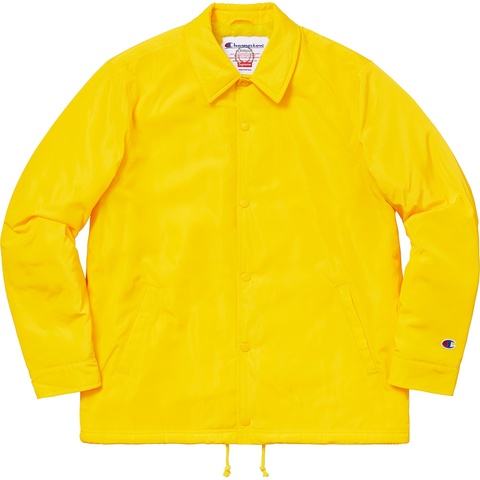 Supreme Supreme®/Champion® Label Coaches Jacket - Yellow