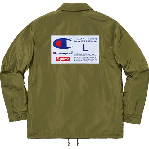 Supreme®/Champion® Label Coaches Jacket - Supreme