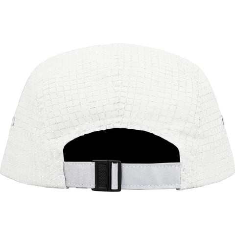 Supreme Reflective Ripstop Camp Cap - White