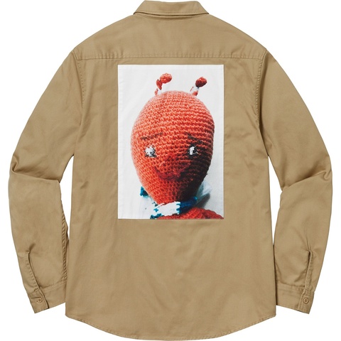 Supreme Mike Kelley/Supreme Ahh…Youth! Work Shirt - Khaki