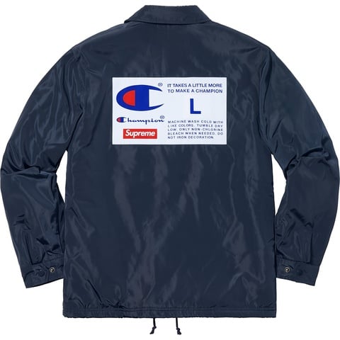 Supreme®/Champion® Label Coaches Jacket - Supreme