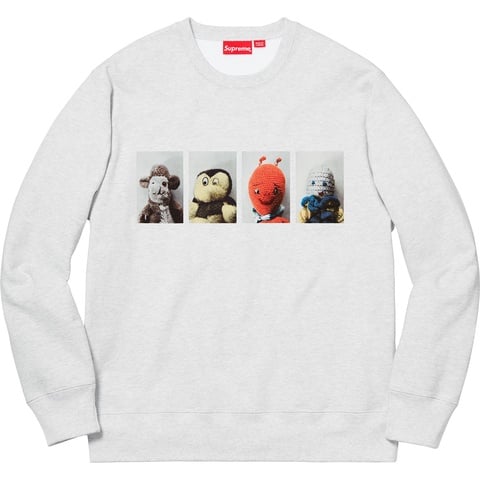 Supreme Mike Kelley/Supreme Ahh…Youth! Crewneck Sweatshirt - Ash Grey