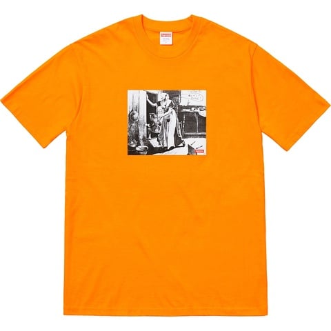Supreme Mike Kelley/Supreme Hiding From Indians Tee - Bright Orange